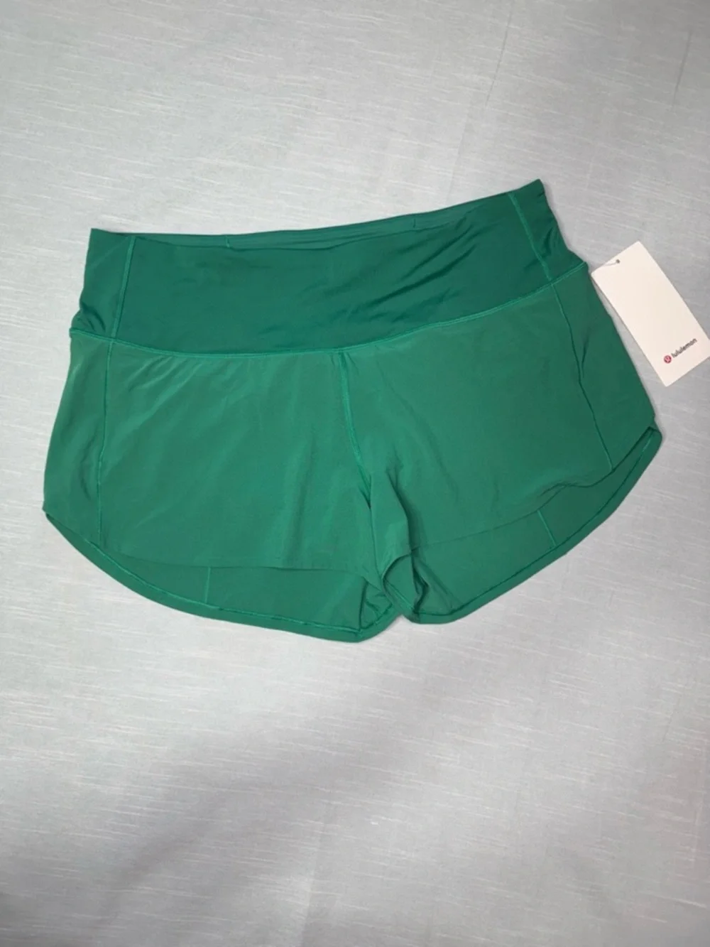 Lululemon Speed Up High Rise Short Cascadia Green Size 12 NWT - Picture 3 of 7